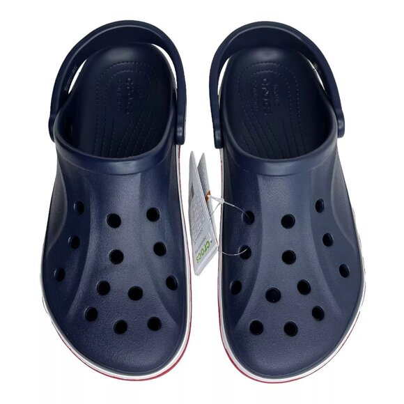 Crocs Bayaband Mens Slip-on Clog Size 10 Navy Blue Water Friendly Lightweight - Picture 2 of 14